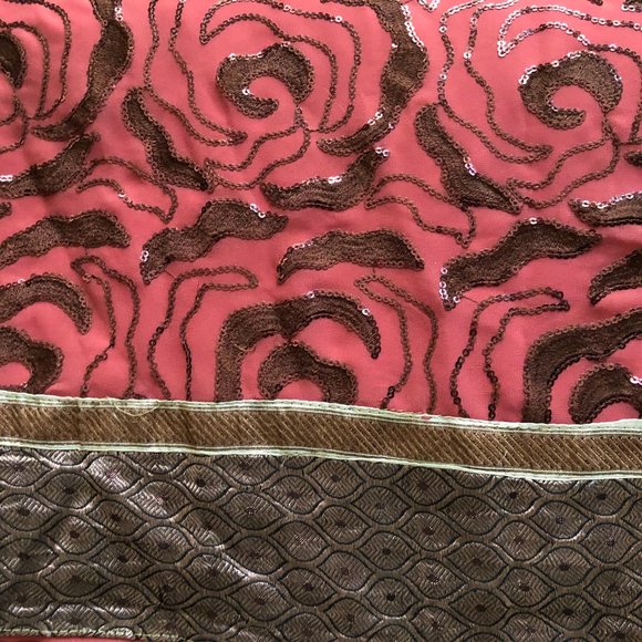 SALE!Designer chiffon saree - Picture 7 of 7